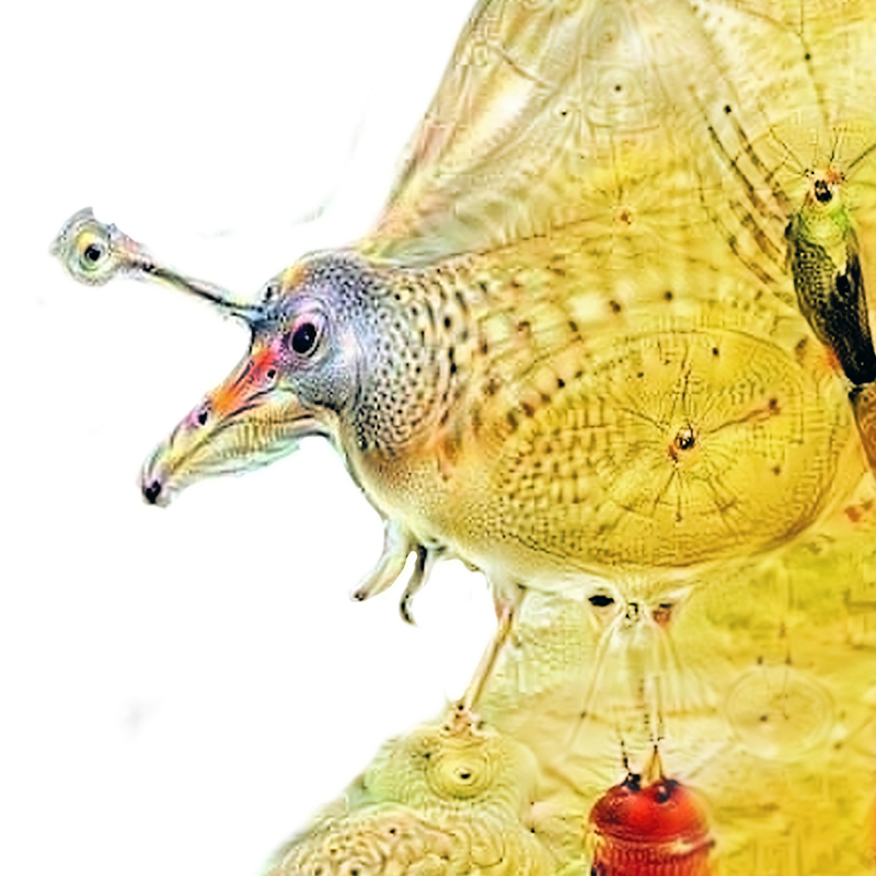 Illustration for article titled This Artist Is Making Haunting Paintings With Google's Dream Robot